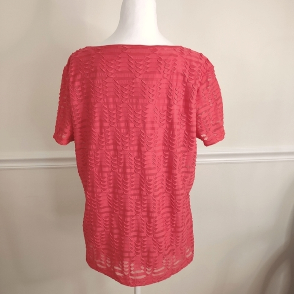 Calvin Klein NWT Short Sleeve Stretch Textured Shirt Size XL - Picture 3 of 9